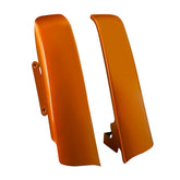 HR3 Scorched Orange / Black Denim Saddlebag Filler Strips For Harley Touring Models 14-24